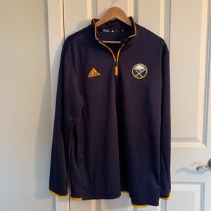 Buffalo Sabres Navy 1/4 Zip Lightweight Sweatshirt